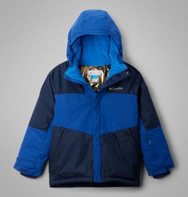 Boys' Mighty Mogul III Jacket, Color: Collegiate Navy, Mountain Blue, image 1
