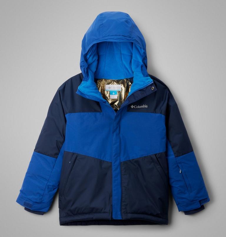 Boy's Mighty Mogul III Waterproof Ski Jacket, Color: Collegiate Navy, Mountain Blue, image 1