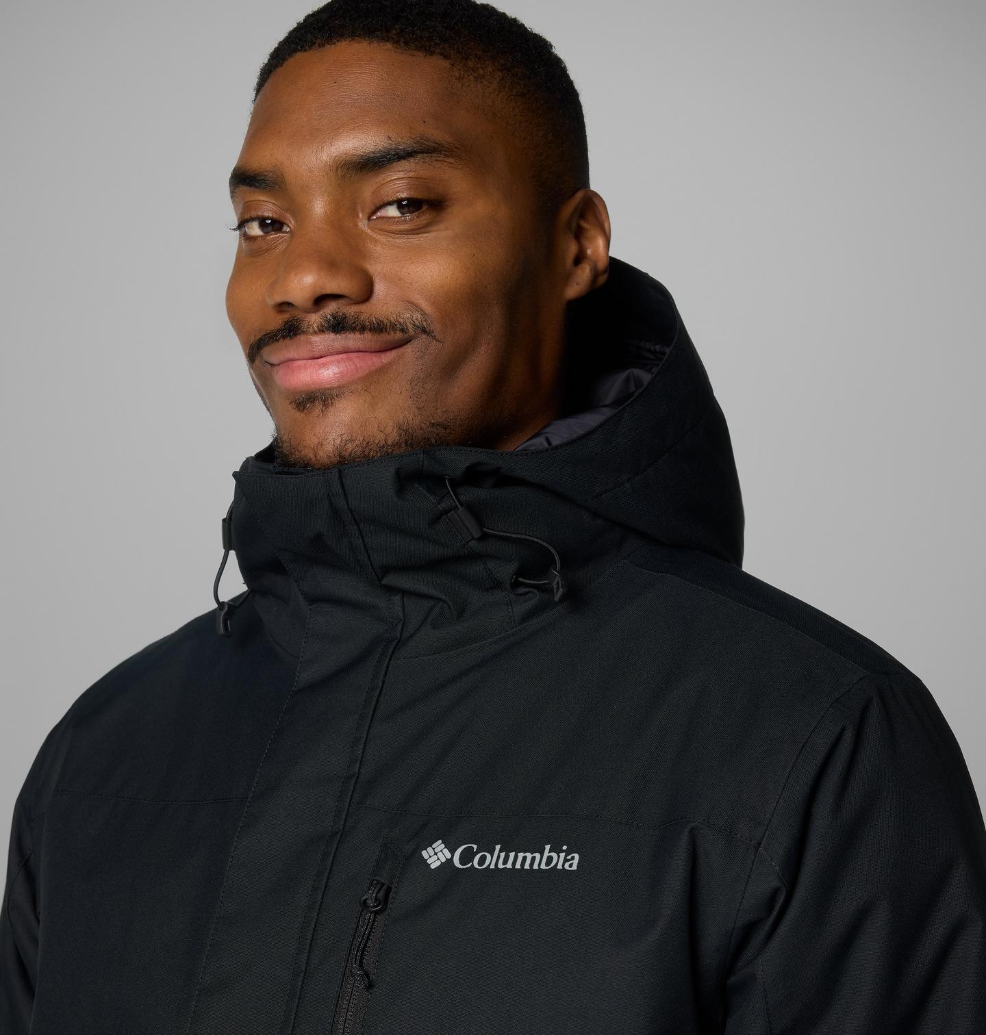 Мужская куртка Columbia Tipton Peak III Insulated, цвет: Чёрный — фото 4