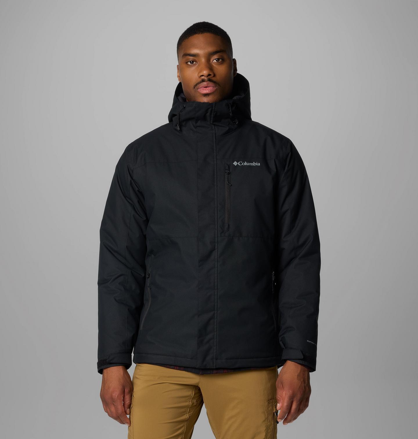 Мужская куртка Columbia Tipton Peak III Insulated, цвет: Чёрный — фото 1