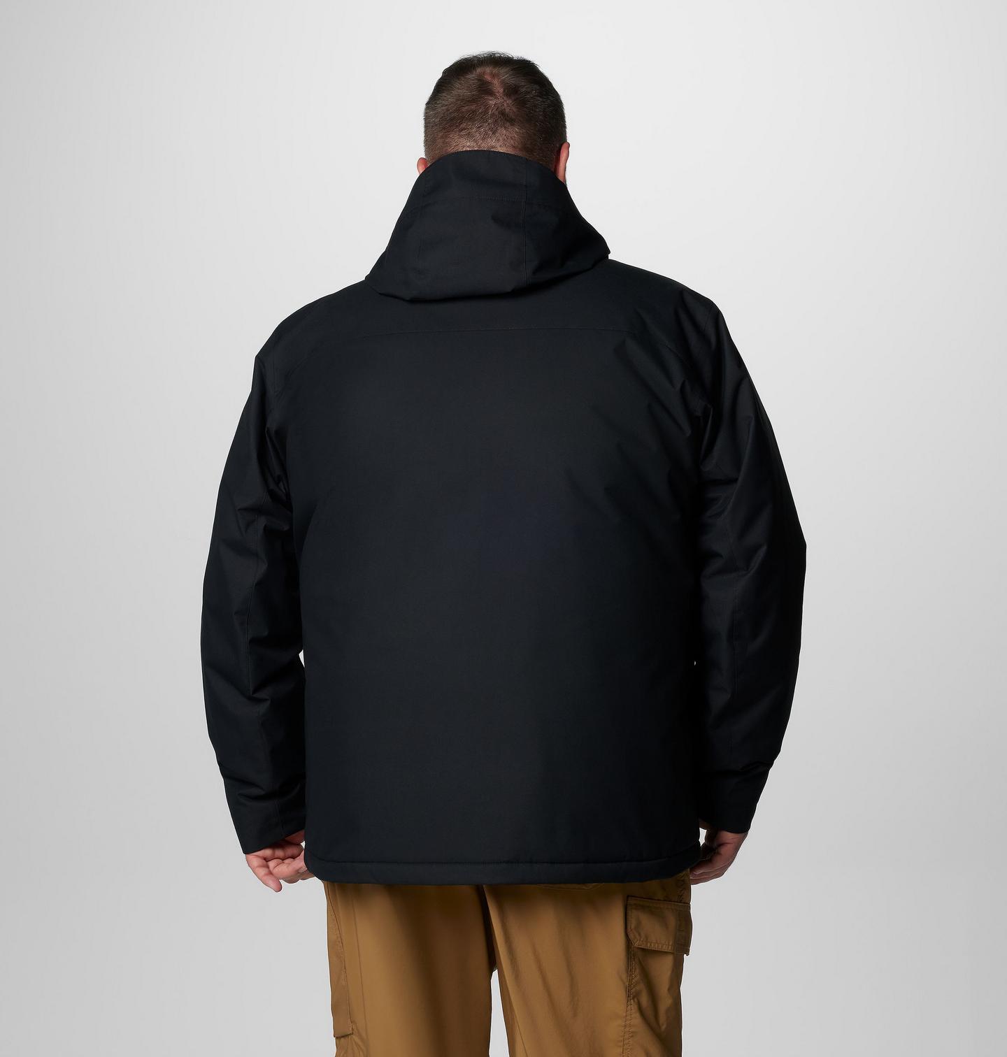 Мужская куртка Columbia Tipton Peak III Insulated Jacket - Big, цвет: Чёрный — фото 2