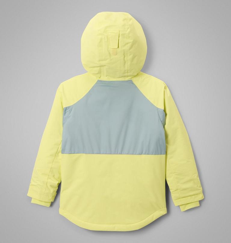 Girls' Mighty Mogul III Jacket, Color: Crushed Blue, Neon Light, image 2
