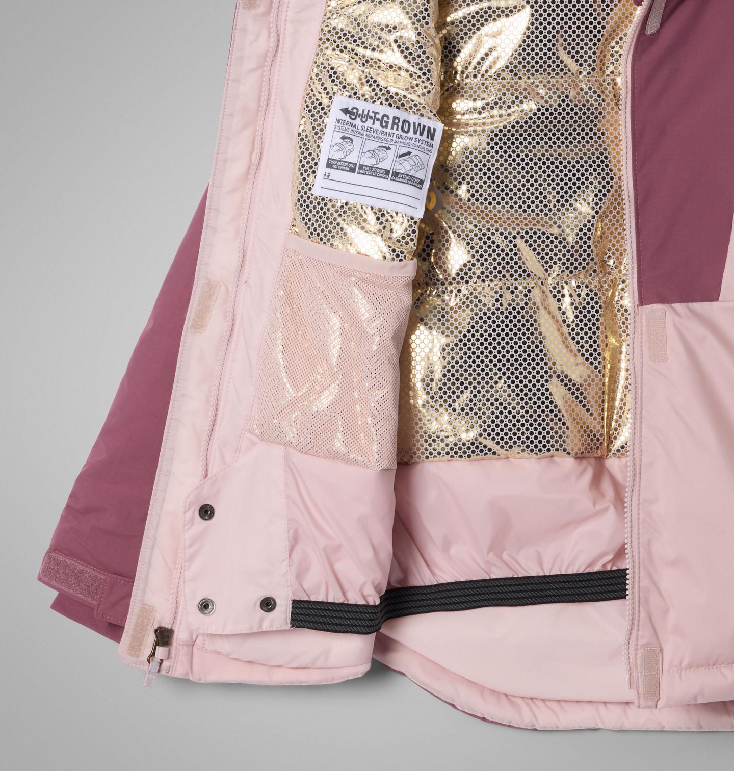 Куртка Columbia Mighty Mogul III Jacket для девочек, цвет: Розовый / Лиловый — фото 3