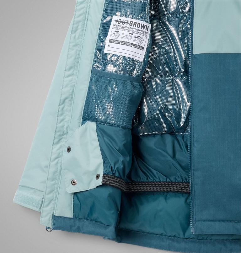 Boys' Alpine Action III Waterproof Ski Jacket, Color: Everblue Melange, Crushed Blue, image 3
