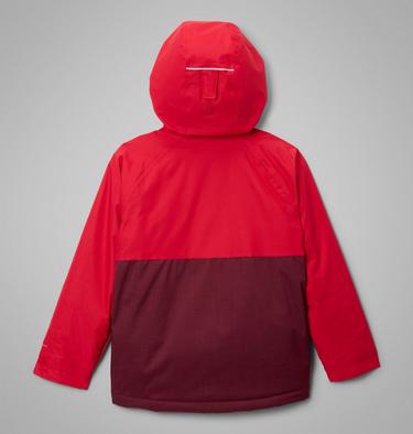Chaqueta de esquí impermeable Alpine Action III para niño, Color: Rich Wine Melange, Mountain Red, image 2