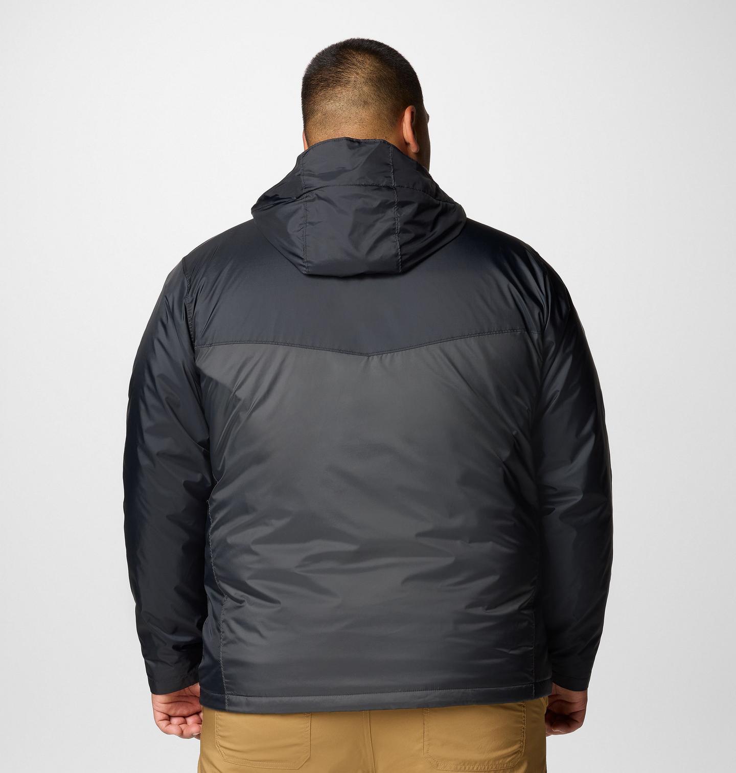 Мужская куртка Columbia Glennaker II Sherpa Lined Jacket - Big, цвет: Чёрный — фото 2