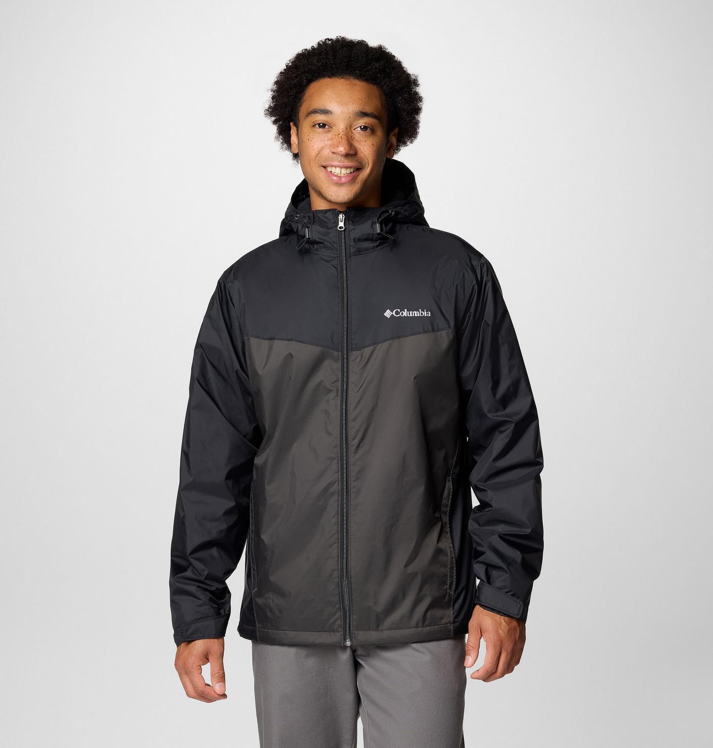 Мужская куртка Columbia Glennaker II Sherpa Lined Jacket - Tall, цвет: Чёрный — фото 1