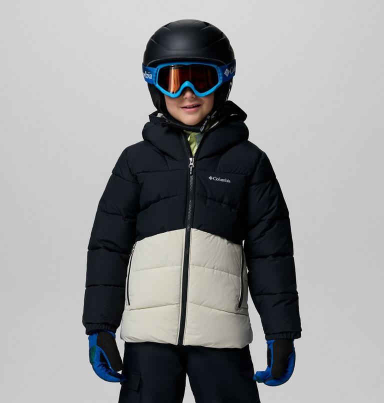 Boys' Arctic Blast II Jacket, Color: Black, Dark Stone, image 5