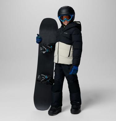 Youth Arctic Blast II Insulated Ski Jacket, Color: Black, Dark Stone, image 13