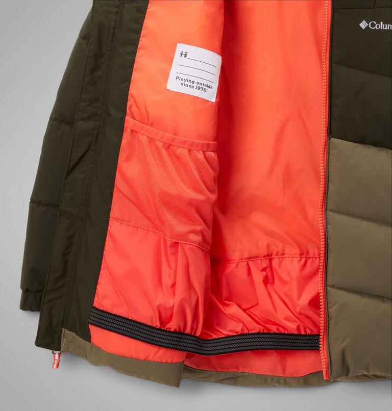Boys' Arctic Blast II Jacket, Color: Greenscape, Stone Green, image 3