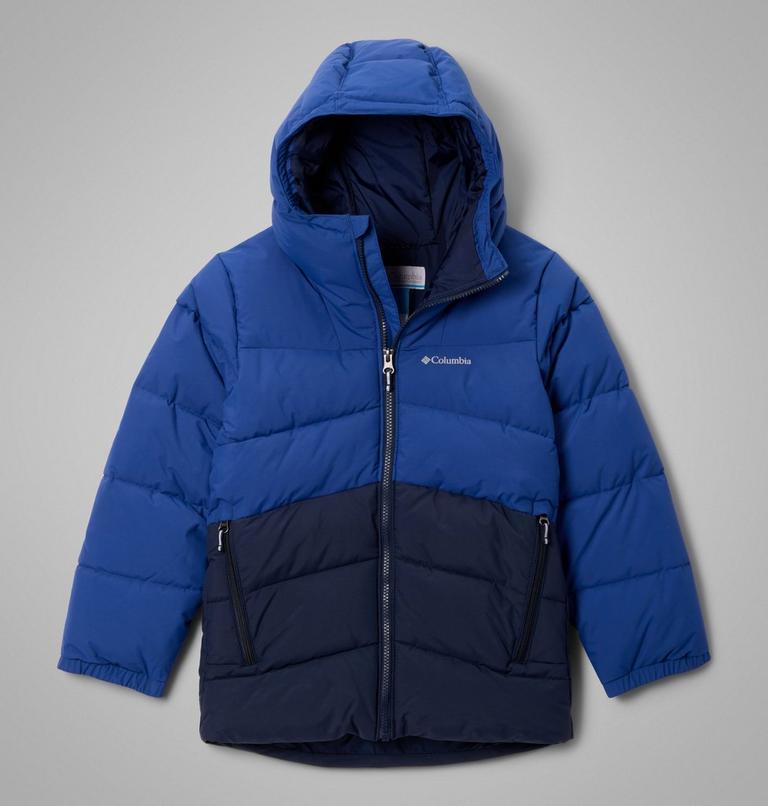 Youth Arctic Blast II Insulated Ski Jacket, Color: Mountain Blue, Collegiate Navy, image 1