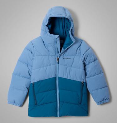 Youth Arctic Blast II Insulated Ski Jacket, Color: Rainy Day, Phoenix Blue, image 4