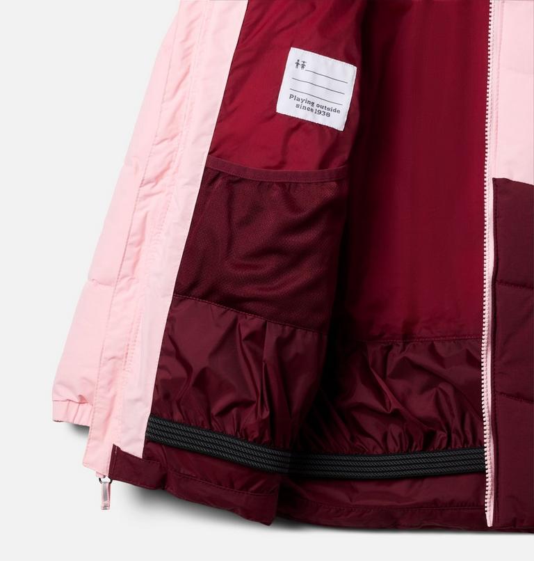 Boys' Arctic Blast II Jacket, Color: Satin Pink, Rich Wine, image 3