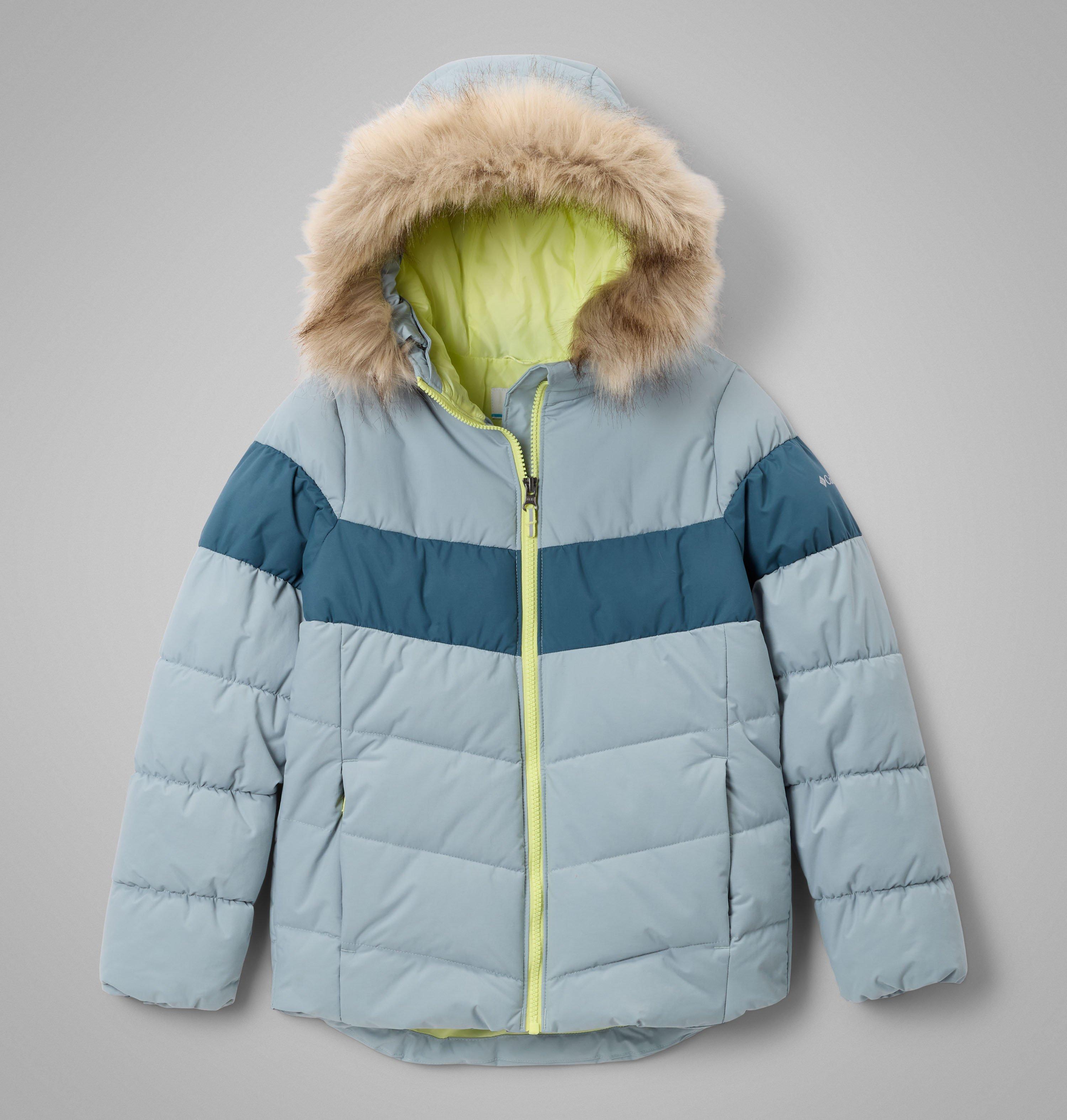 Columbia Sportswear Girls Blue Columbia - ' Arctic Blast Ii Insulated Ski Jacket - Crushed Ever Xl Size (18 Years) Kids