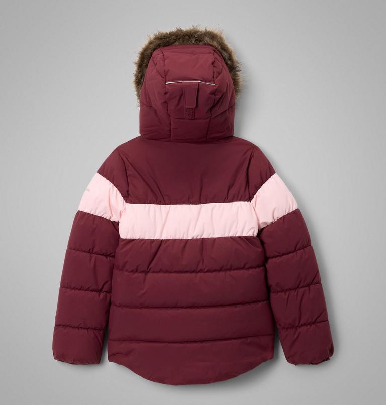 Girls' Arctic Blast III Jacket, Color: Rich Wine, Satin pink, image 2