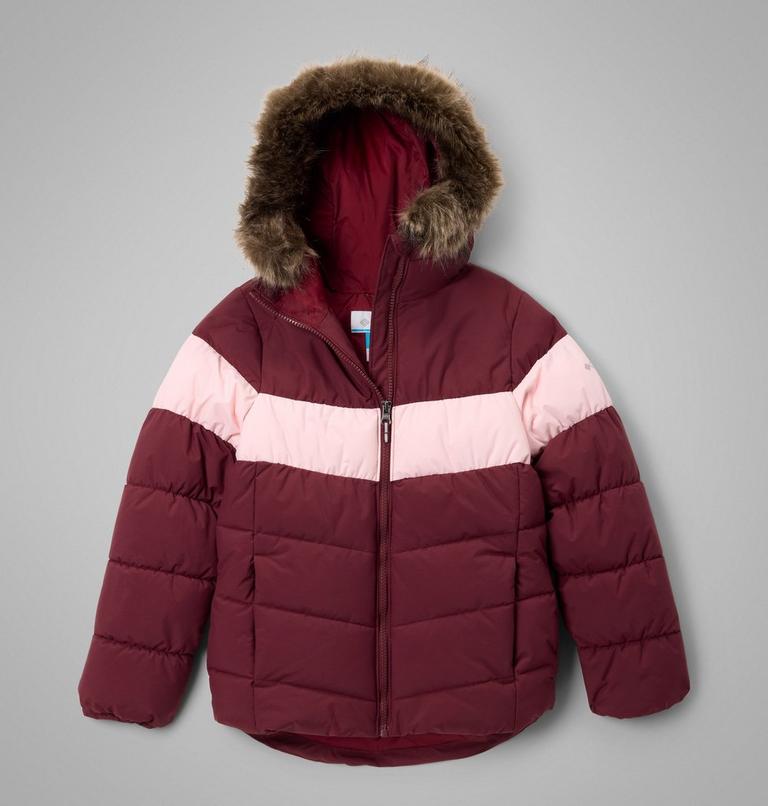 Girls' Arctic Blast III Jacket, Color: Rich Wine, Satin pink, image 1
