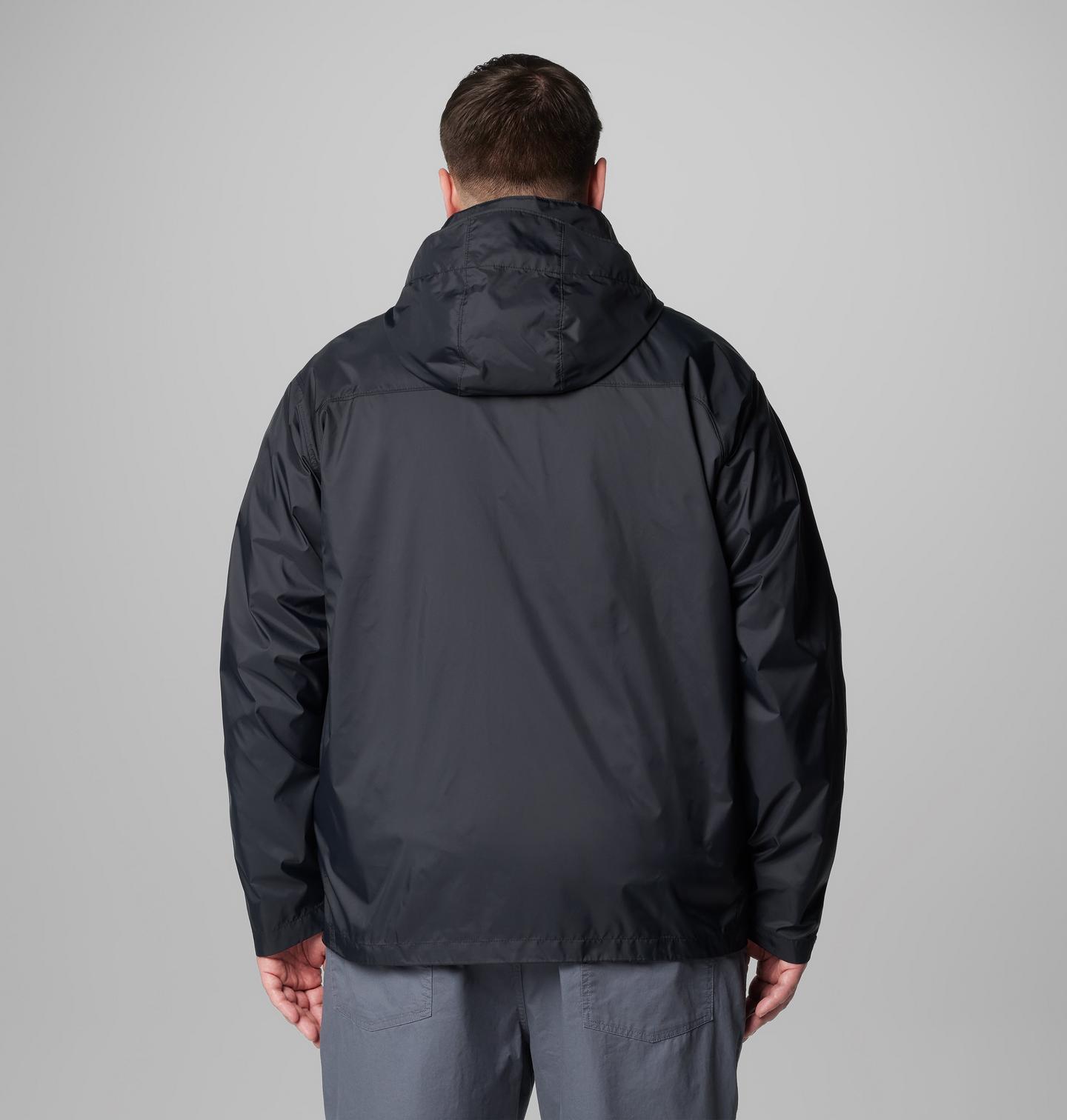 Мужская куртка Columbia Glennaker Lake II Jacket - Big, цвет: Чёрный — фото 2