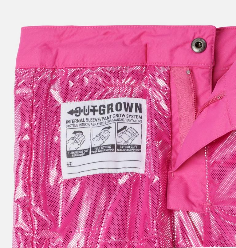 Youth Bugaboo III Waterproof Ski Trousers, Color: Pink Ice, image 3