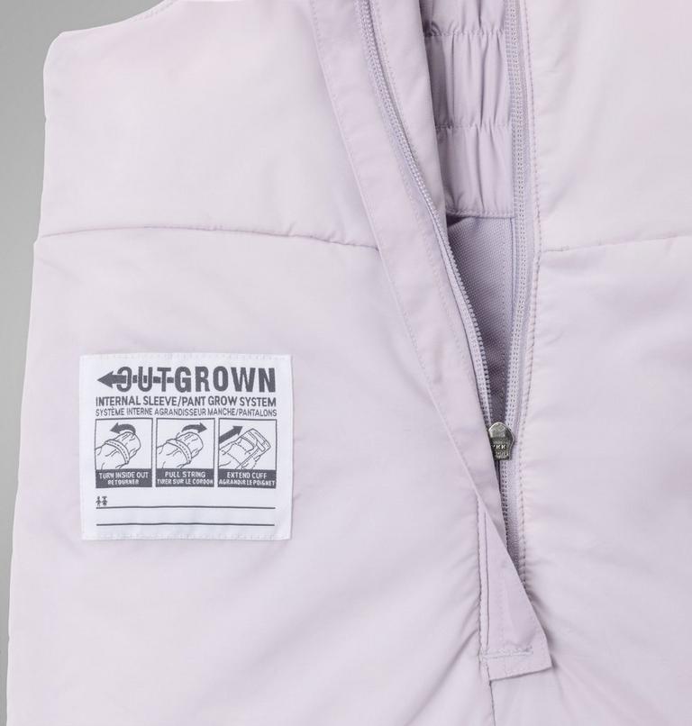 Youth Unisex Adventure Ride II Ski Bib, Color: Lavender Pearl, image 3