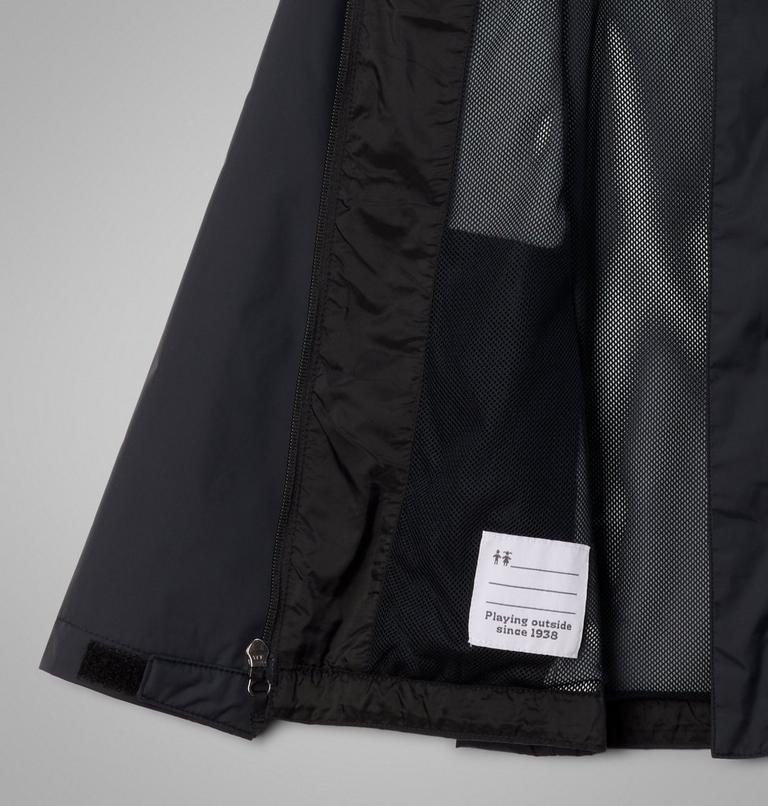 Boys' Watertight II Waterproof Jacket, Color: Black, image 3