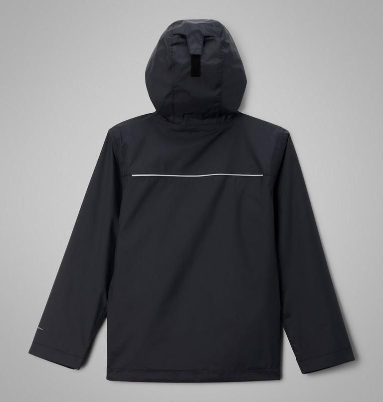 Boys' Watertight II Waterproof Jacket, Color: Black, image 2