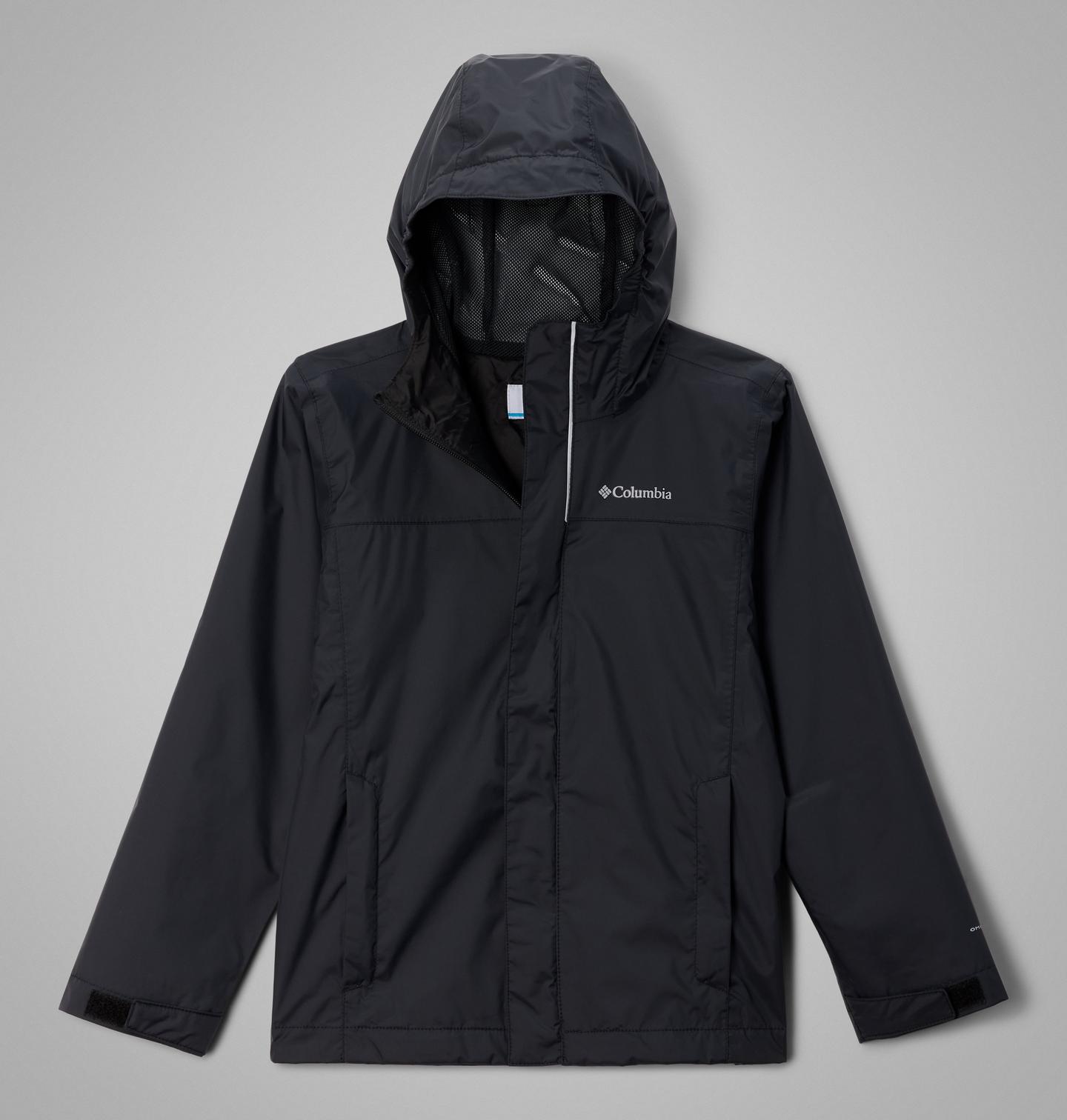 Куртка Columbia Watertight Rain Jacket для мальчиков, цвет: Чёрный — фото 1
