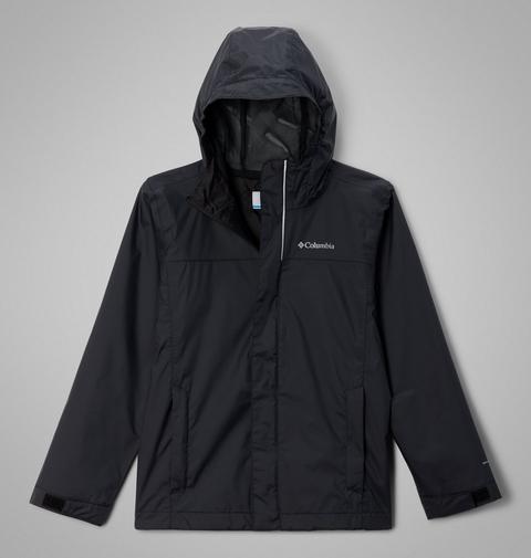 Куртка Columbia Watertight Rain Jacket для мальчиков, цвет: Чёрный