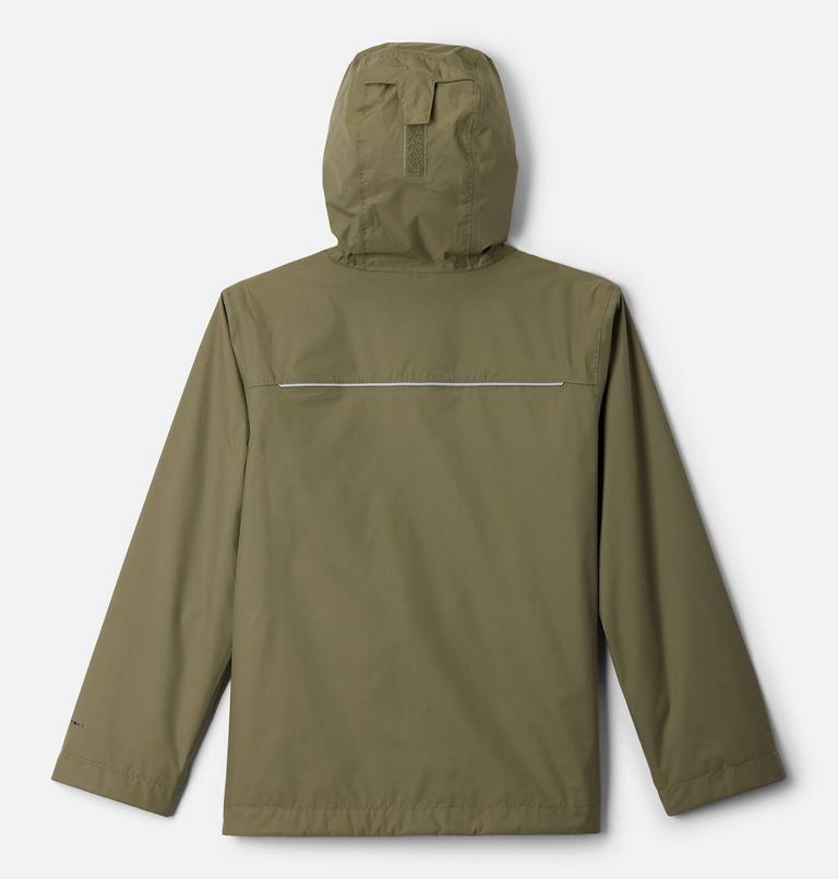 Boys' Watertight II Waterproof Jacket, Color: Stone Green, image 2