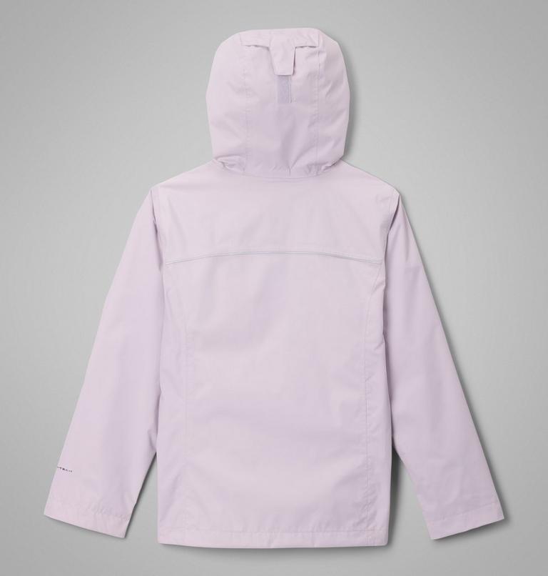Girls' Arcadia II Waterproof Jacket, Color: Lavender Pearl, image 2