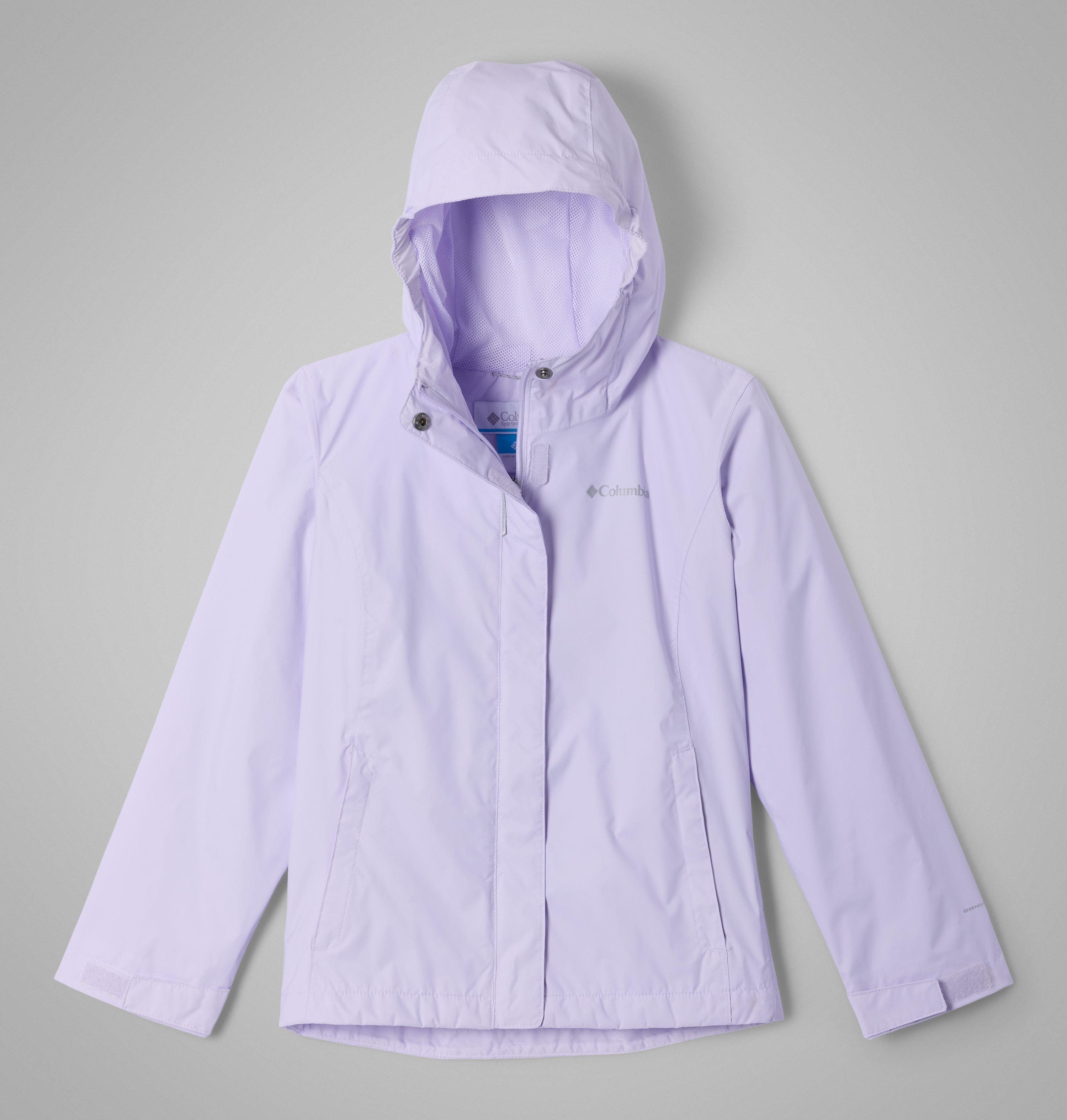 Girls' Arcadia Rain Jacket | 568 | S 1