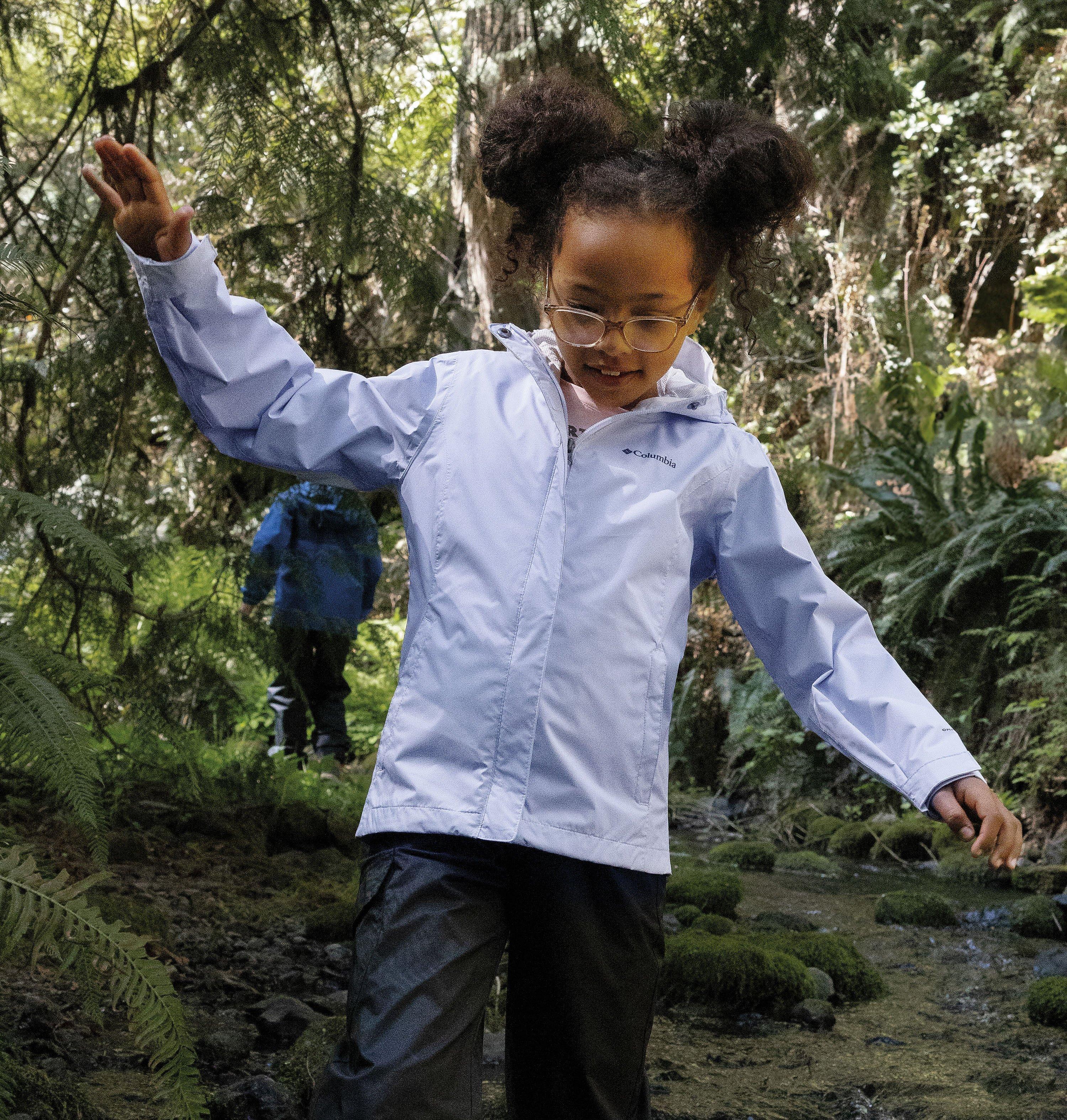 Girls' Arcadia Rain Jacket | 581 | M 4