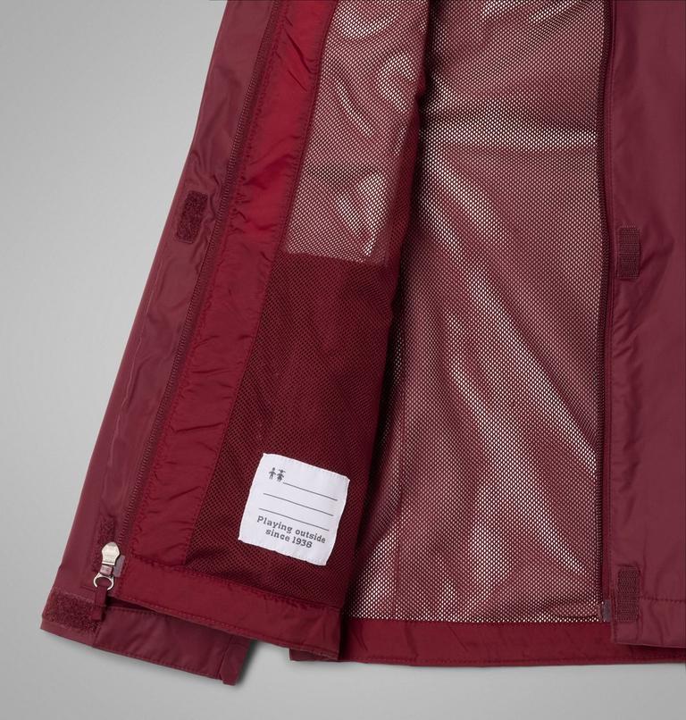 Girls' Arcadia II Waterproof Jacket, Color: Rich Wine, image 3