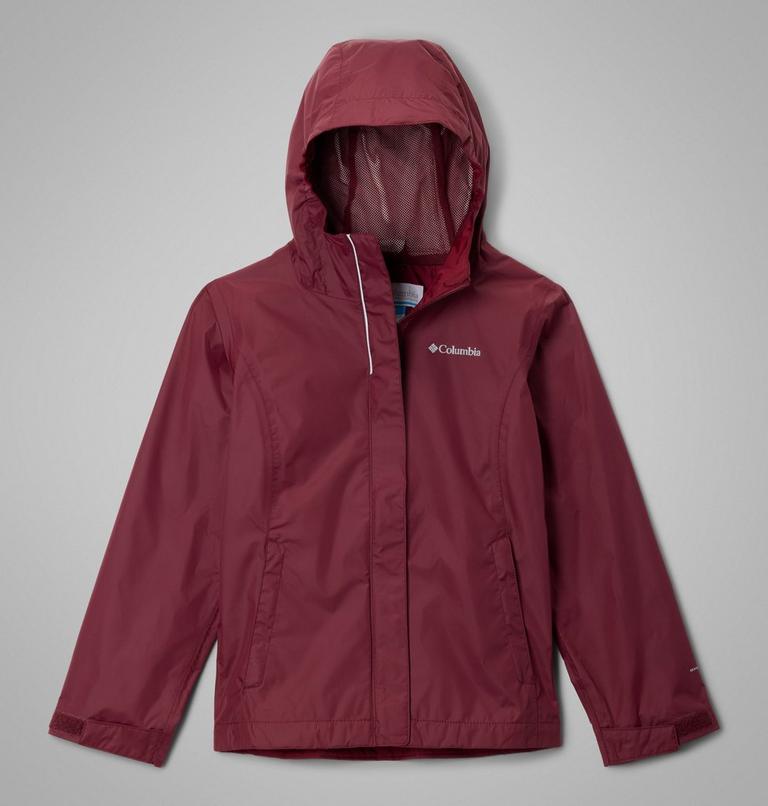 Girls' Arcadia II Waterproof Jacket, Color: Rich Wine, image 1
