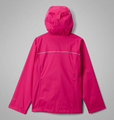 Girls' Arcadia II Waterproof Jacket, Color: Guava Pink, image 4