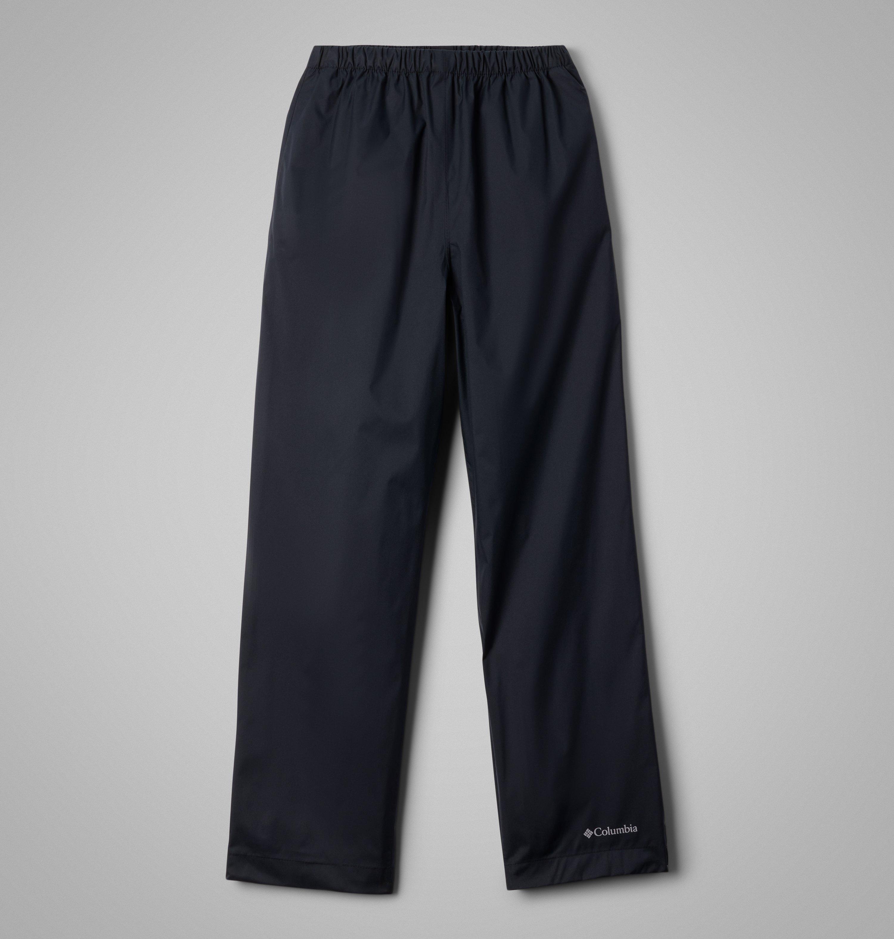 Columbia Sportswear Unisex Black Columbia - Youth Trail Adventure™ Ii Waterproof Hiking Trousers - Junior Xl Size (18 Years)