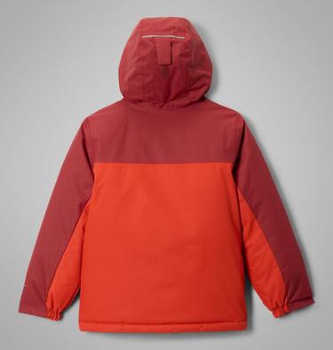 Boys' Hikebound II Insulated Jacket, Color: Super Sonic, Red Oxide, image 6