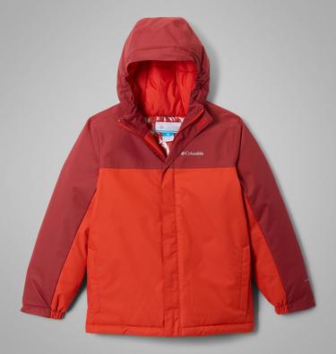 Boys' Hikebound II Insulated Jacket, Color: Super Sonic, Red Oxide, image 5