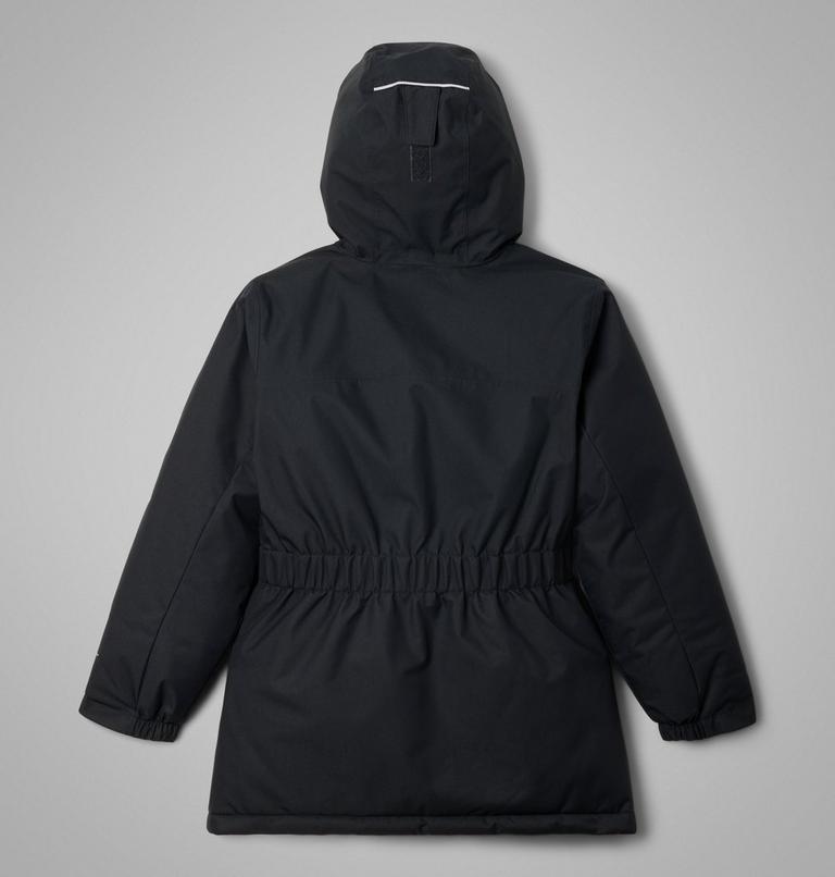 Chaqueta larga, impermeable y aislante con capucha Hikebound II para niña, Color: Black, image 2