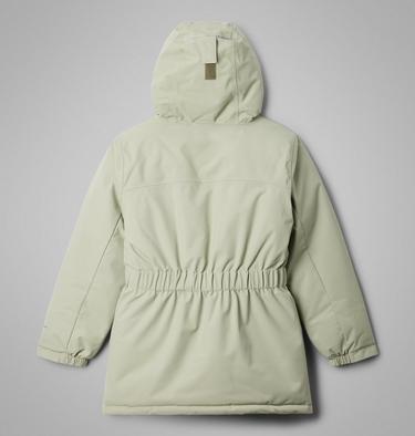 Girls' Hikebound II Long Insulated Jacket, Color: Safari, image 2