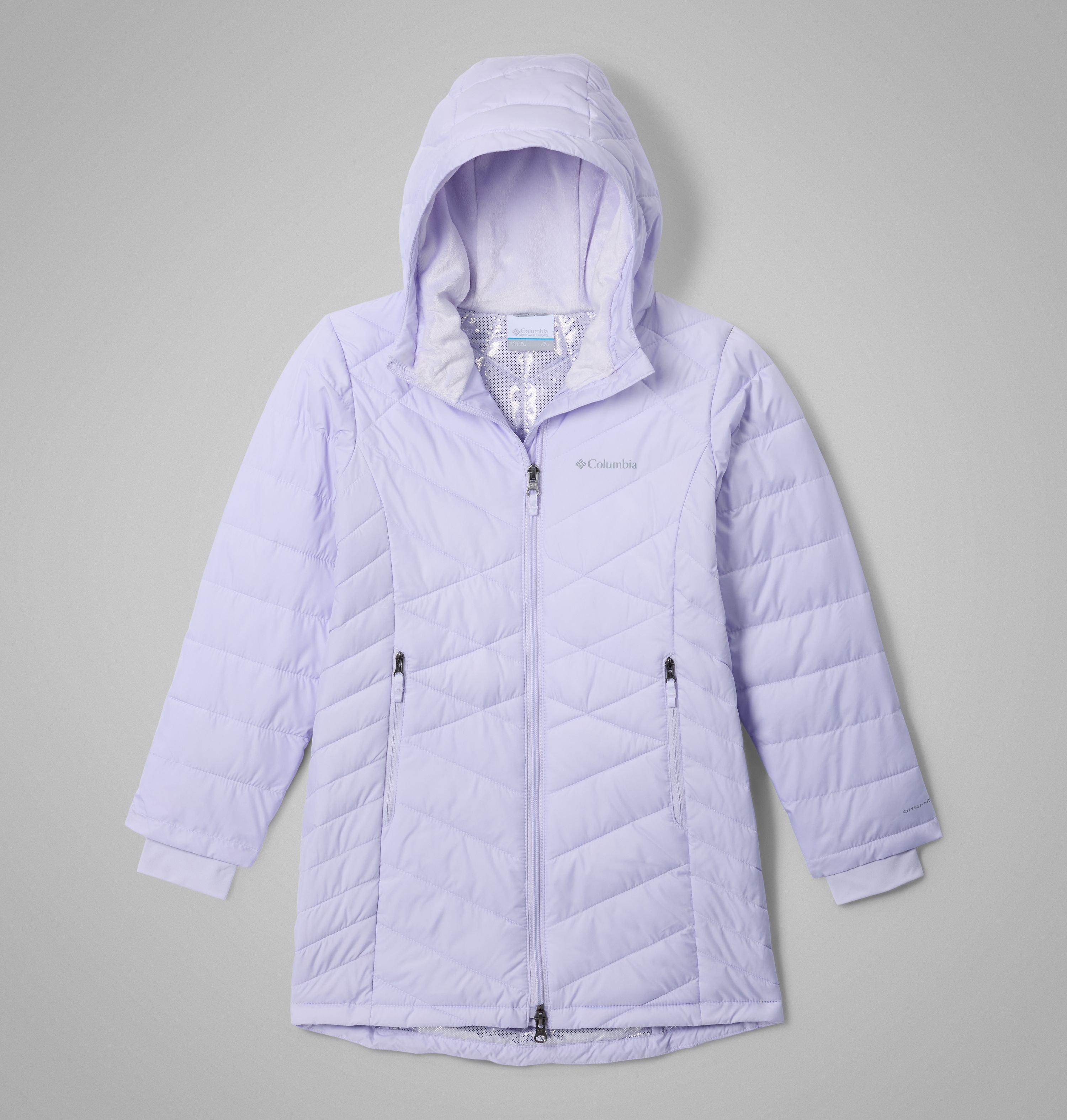 Girls' Heavenly II Hooded Long Jacket | 568 | L 1