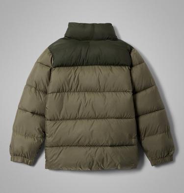 Youth Puffect II Puffer Jacket, Color: Stone Green, Greenscape, image 4