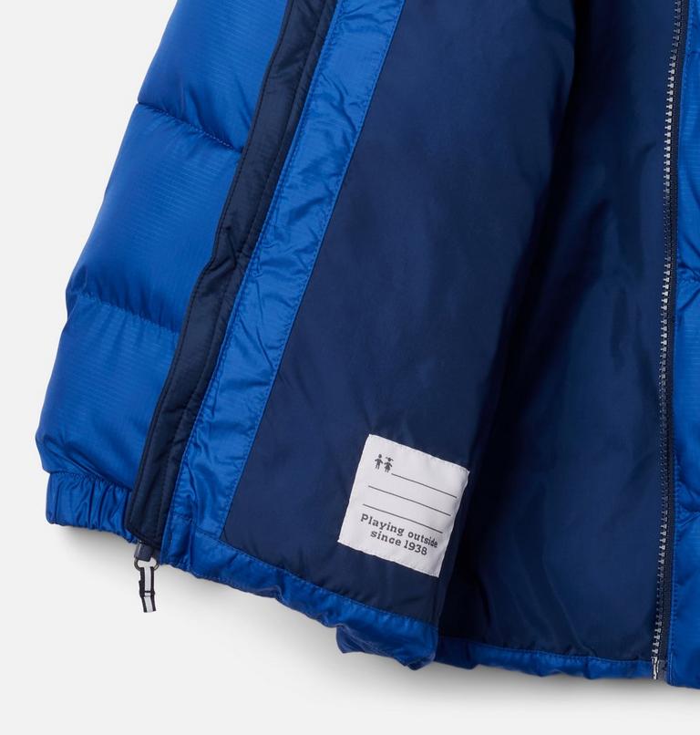Youth Puffect II Puffer Jacket, Color: Mountain Blue, Collegiate Navy, image 3