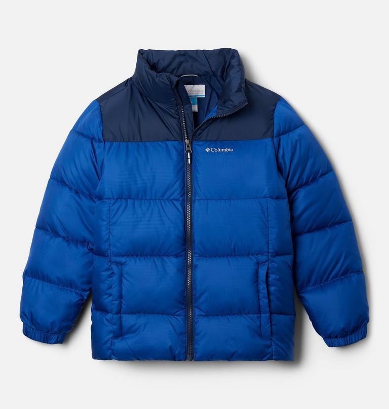 Youth Puffect II Puffer Jacket, Color: Mountain Blue, Collegiate Navy, image 1