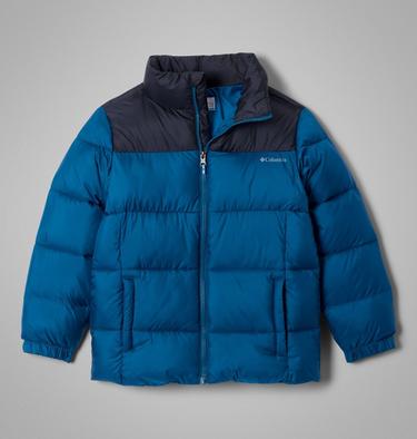 Youth Puffect II Puffer Jacket, Color: Phoenix Blue, Black, image 7