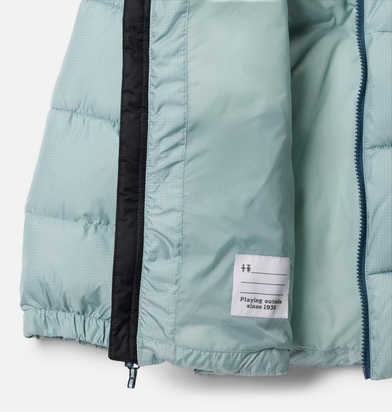 Youth Puffect II Puffer Jacket, Color: Crushed Blue, Black, image 3