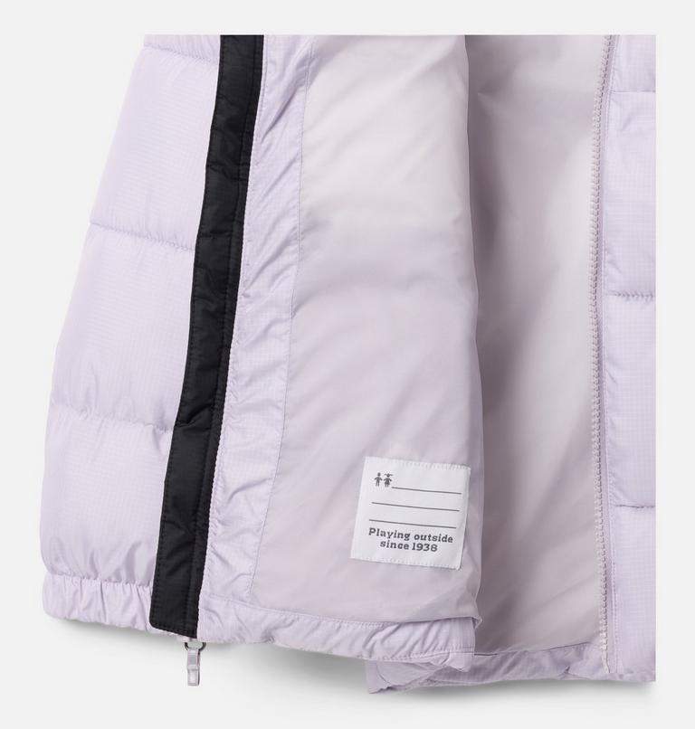 Youth Puffect II Puffer Jacket, Color: Lavender Pearl, Black, image 3