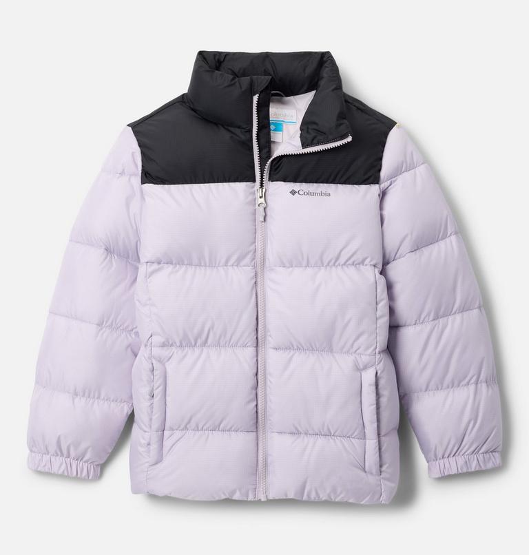 Youth Puffect II Puffer Jacket, Color: Lavender Pearl, Black, image 1