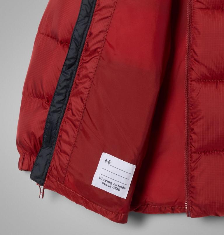 Youth Puffect II Puffer Jacket, Color: Red Oxide, Black, image 3
