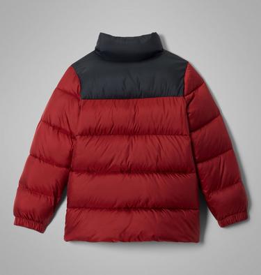 Youth Puffect II Puffer Jacket, Color: Red Oxide, Black, image 6