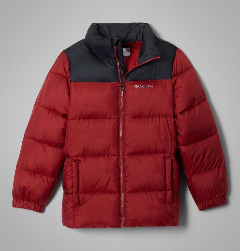 Youth Puffect II Puffer Jacket, Color: Red Oxide, Black, image 1